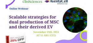 Webinar: Scalable strategies for dual production of MSC and their derived EV