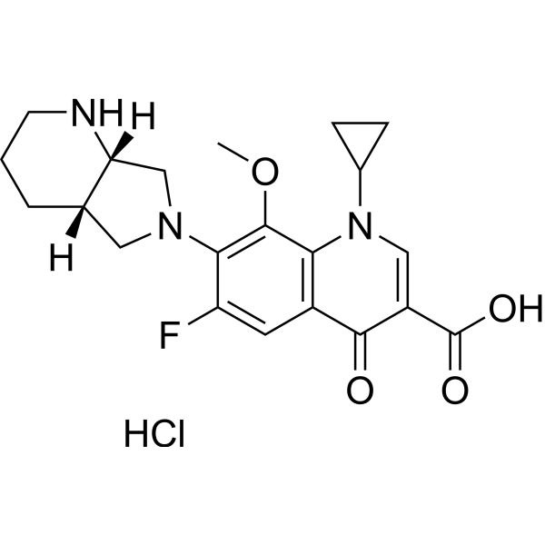 Moxifloxacin Hydrochloride Chemische Struktur
