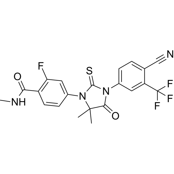 Enzalutamide Estructura química