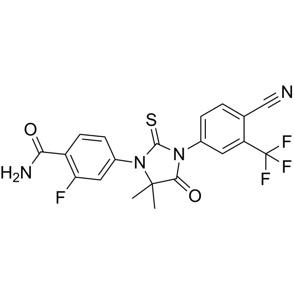N-desmethyl Enzalutamide Chemische Struktur