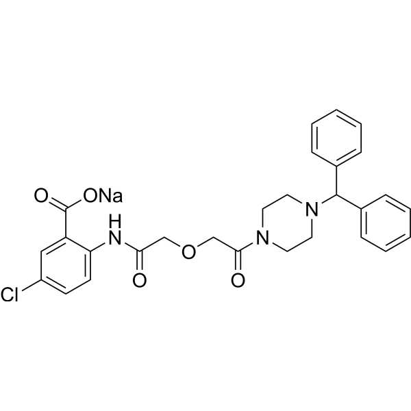 TM5275 sodium Estructura química