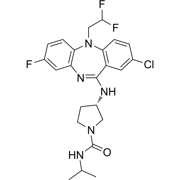 NVS-PAK1-1 Estructura química
