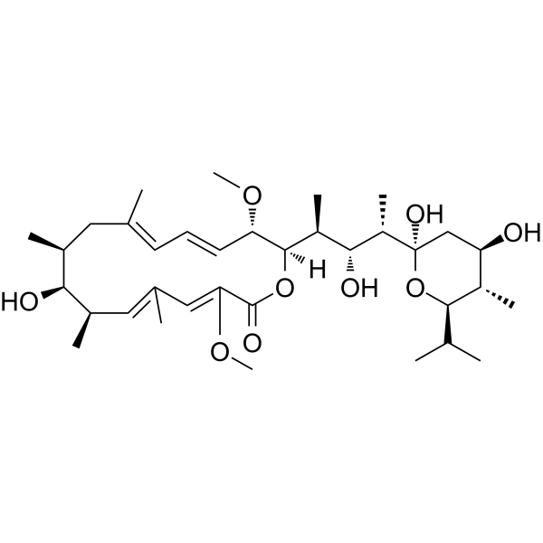 Bafilomycin A1 Chemische Struktur