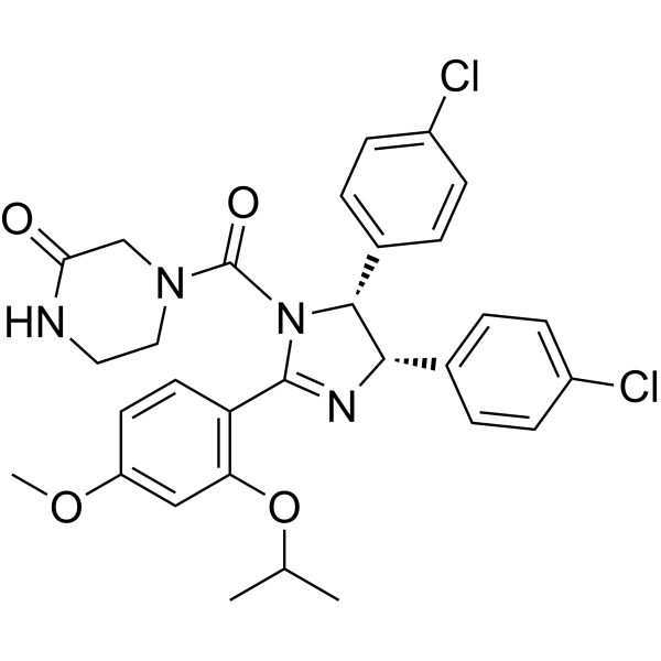Nutlin-3a Estructura química