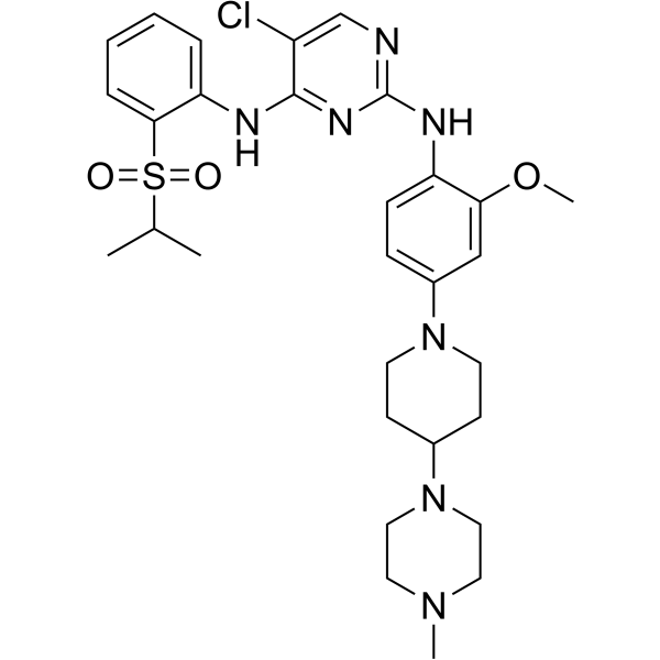 NVP-TAE 684 Estructura química