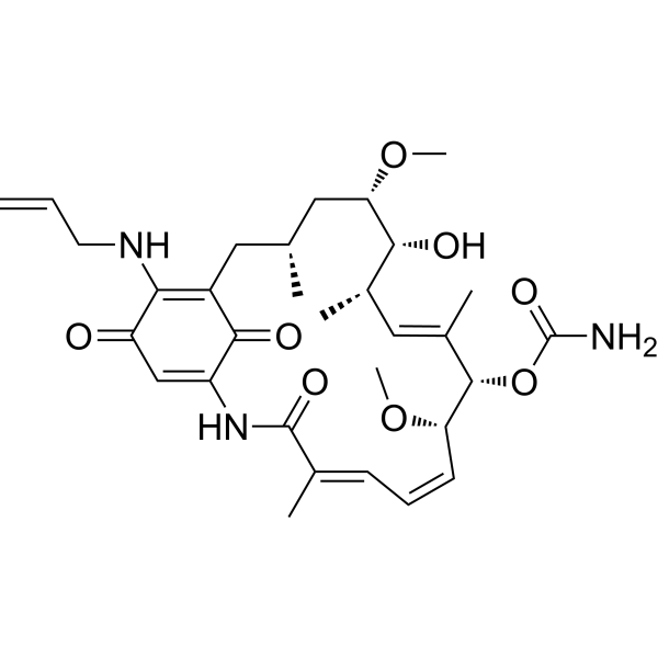 Tanespimycin Estructura química