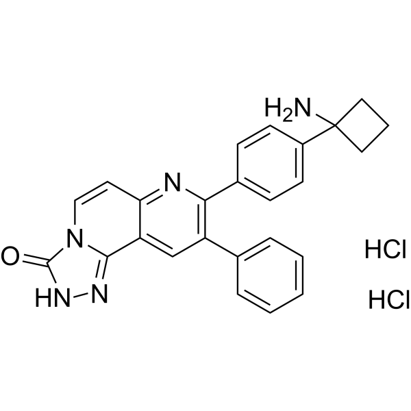 MK-2206 dihydrochloride Estructura química