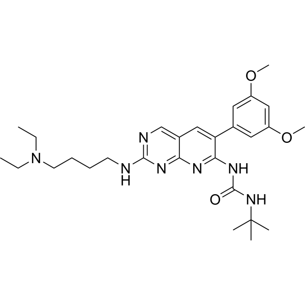 PD173074 Estructura química
