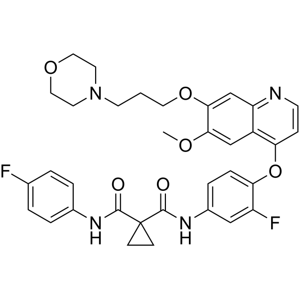 Foretinib Estructura química