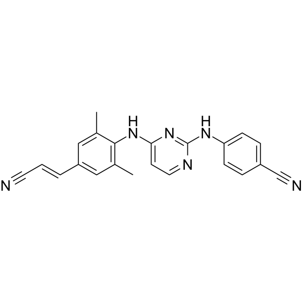 Rilpivirine Chemische Struktur