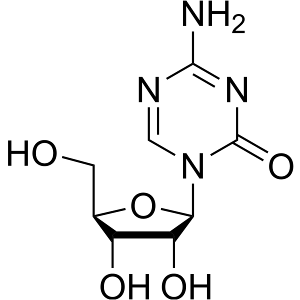 5-Azacytidine Estructura química