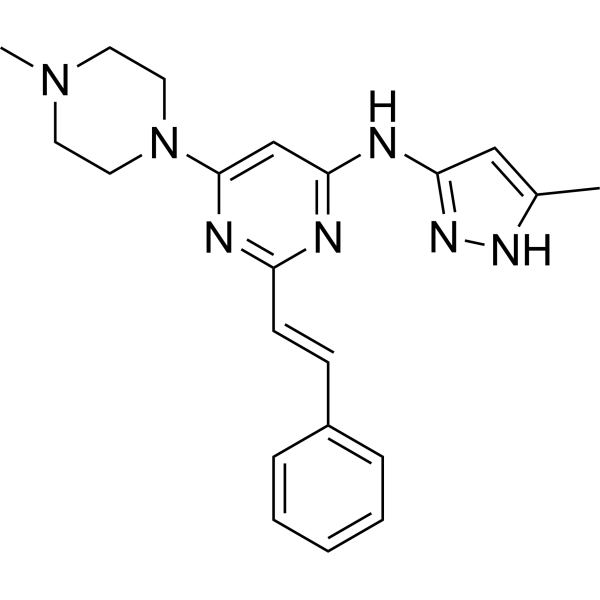 ENMD-2076 Estructura química