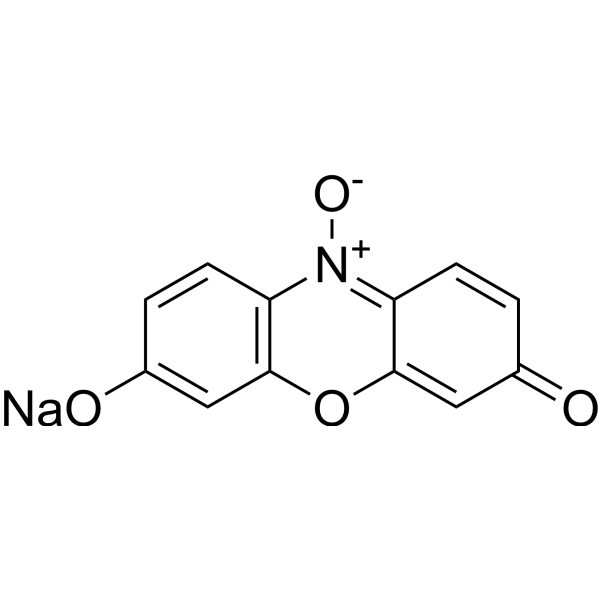 Resazurin sodium Estructura química
