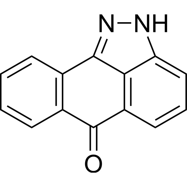 SP600125 Estructura química