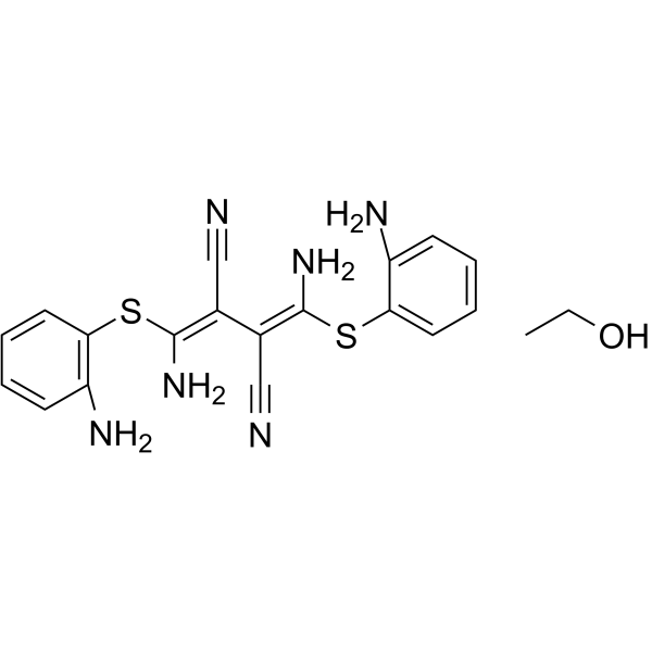 U0126-EtOH Estructura química