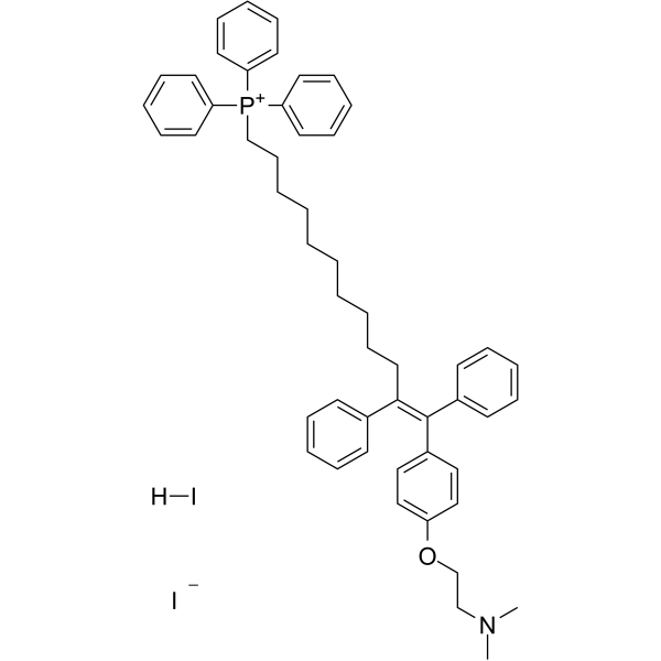 MitoTam iodide, hydriodide Estructura química