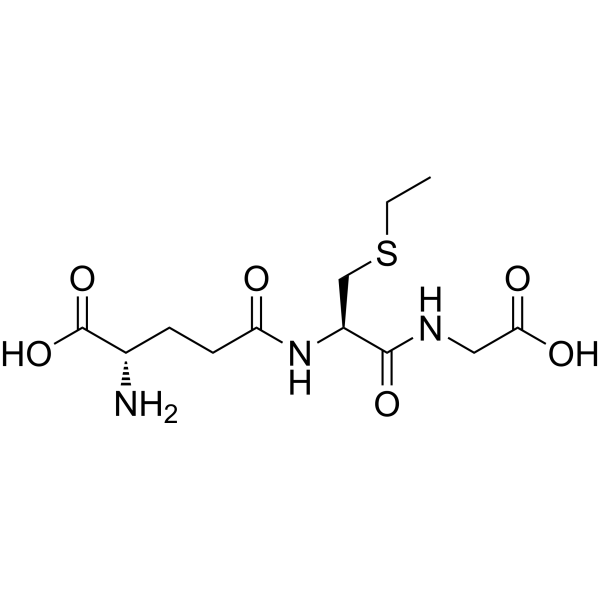 S-Ethylglutathione Chemische Struktur