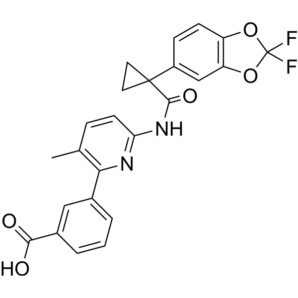 Lumacaftor Chemical Structure