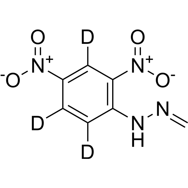 Formaldehyde 2,4-dinitrophenylhydrazone-d<sub>3</sub> Chemische Struktur