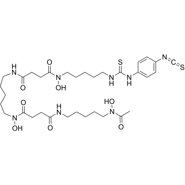 p-SCN-Bn-deferoxamine Chemische Struktur