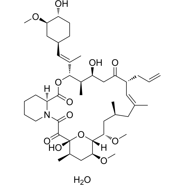 Tacrolimus monohydrate Chemische Struktur