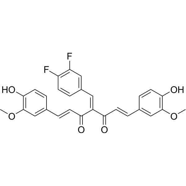 Difluorinated Curcumin Estructura química