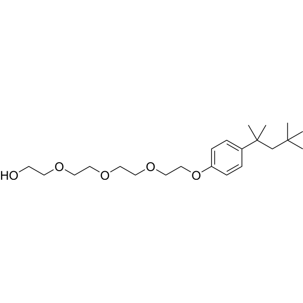 Triton X-45(n=4) Estructura química