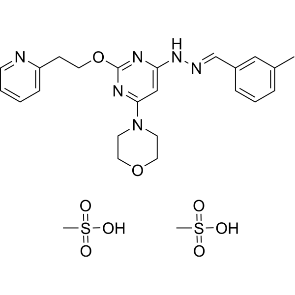 Apilimod mesylate Chemische Struktur