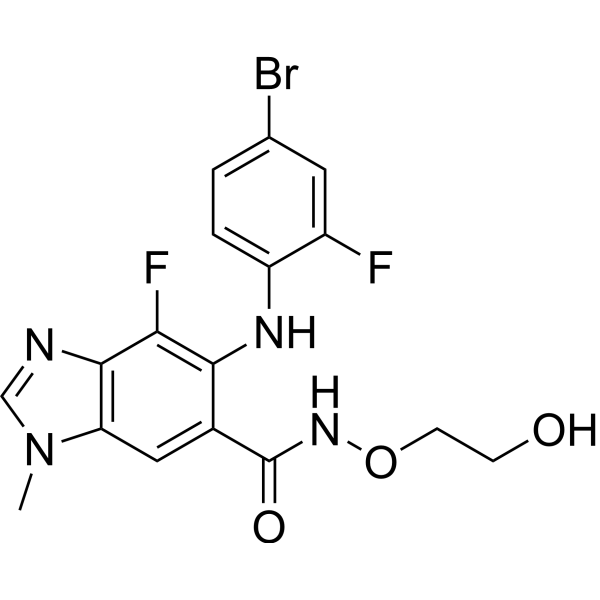 Binimetinib Estructura química