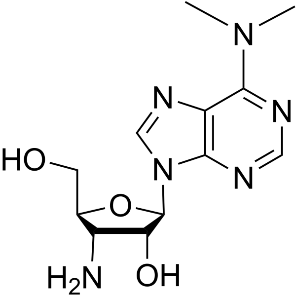 Puromycin aminonucleoside Estructura química