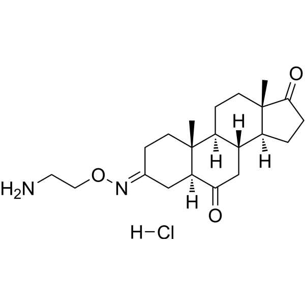 Istaroxime hydrochloride Estructura química