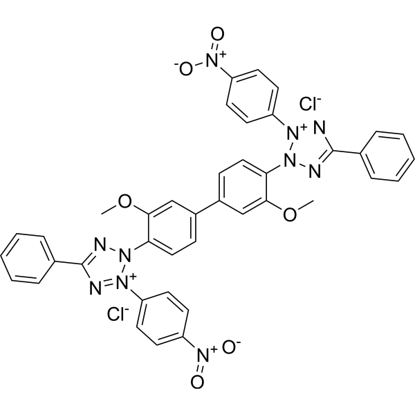 Nitro blue tetrazolium chloride Estructura química