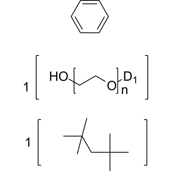 Triton X-114 Estructura química