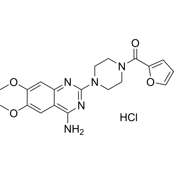 Prazosin hydrochloride Chemical Structure