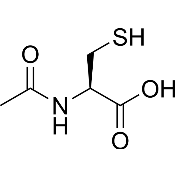 Acetylcysteine Chemische Struktur