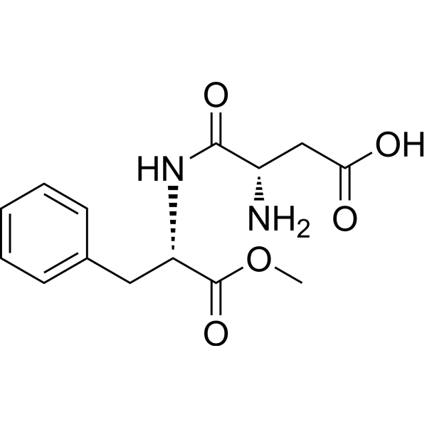 Aspartame Estructura química