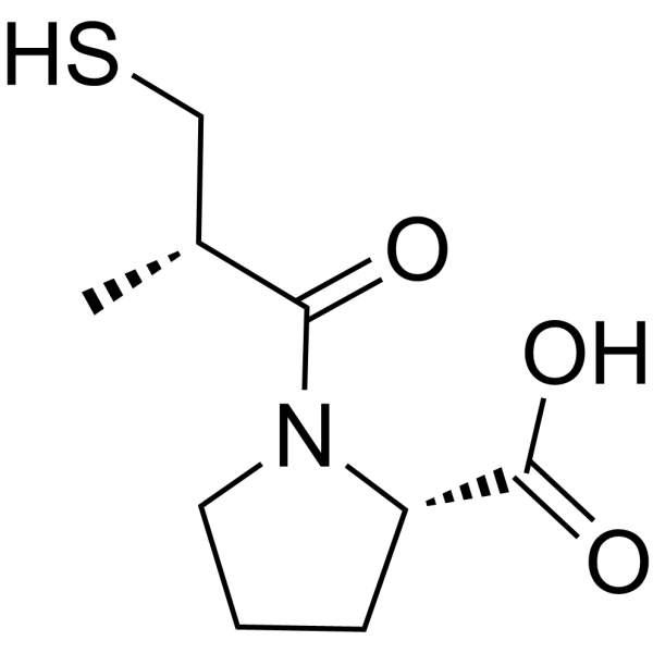Captopril Chemische Struktur