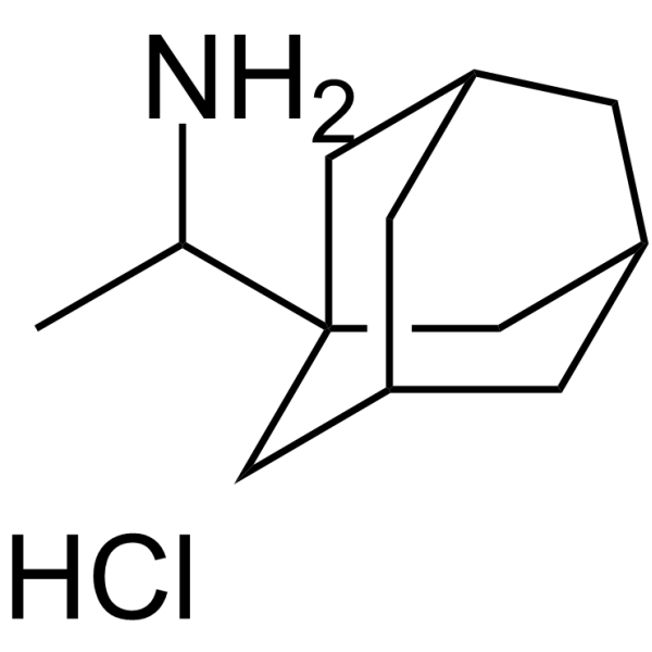 Rimantadine hydrochloride Chemische Struktur