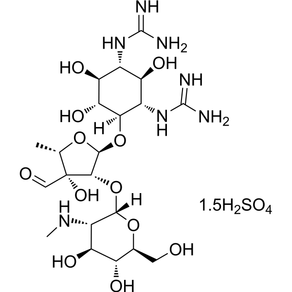 Streptomycin sulfate Estructura química