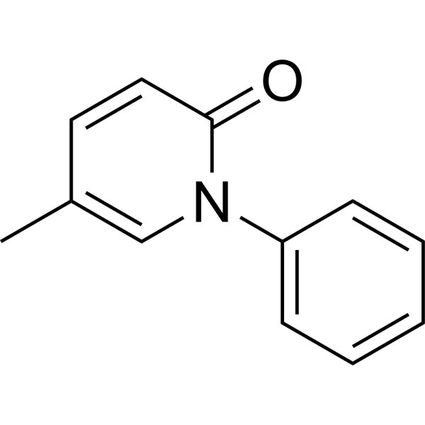 Pirfenidone Estructura química