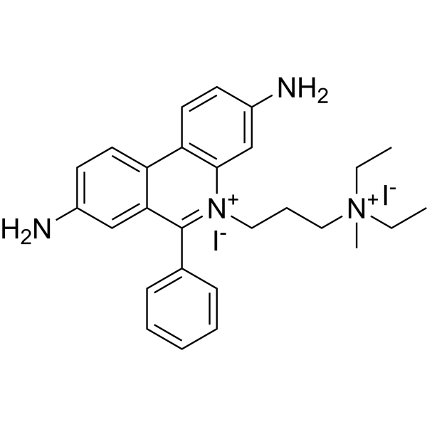 Propidium Iodide Estructura química