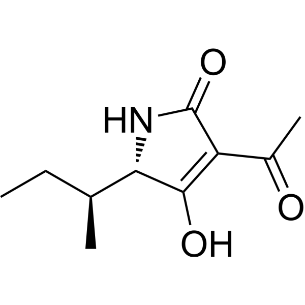 Tenuazonic acid Estructura química