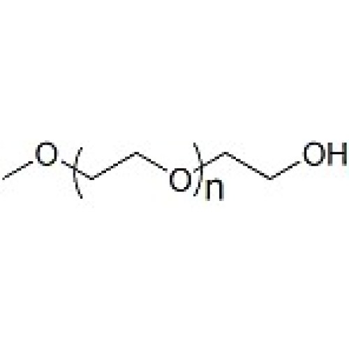 Chemical structure of mPEG-OH.