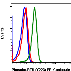 Phospho-Btk (Tyr223) (B4) rabbit mAb PE conjugate Antibody