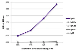 Mouse Anti-Rat IgG1 antibody [G11C5] (AP). GTX04139-03