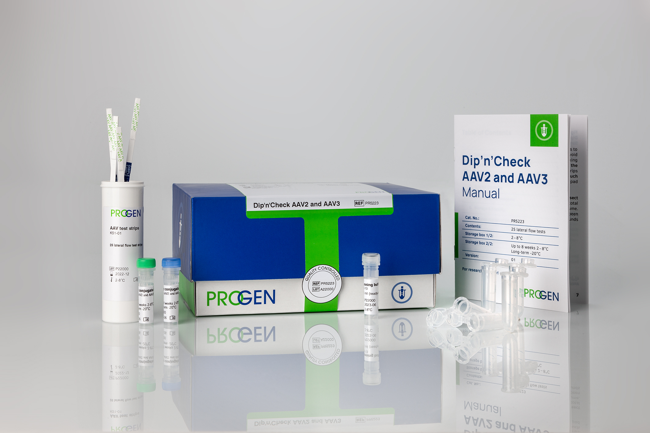 Dip’n’Check AAV2 and AAV3 - lateral flow assay