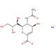 N-Acetylneuraminic Acid, 2,3-Dehydro-2-deoxy-, Sodium Salt (CAS 24967-27-9) - chemical structure image