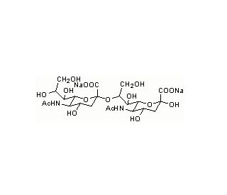 N-Acetylneuraminic Acid Dimer, Disodium Salt, E. coli - chemical structure image