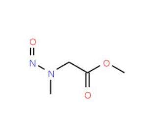 N-Nitrososarcosine Methyl Ester (CAS 51938-19-3) - chemical structure image