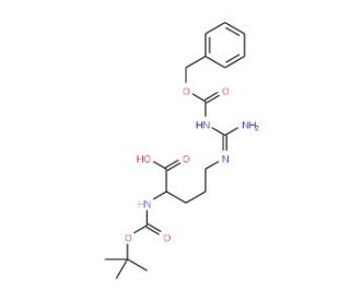 Nalpha-Boc-Nomega-Z-L-arginine (CAS 51219-18-2) - chemical structure image